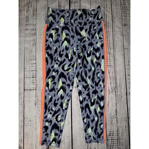 NEW AERIE Women’s Chill Play Move High Rise Leopard Leggings Multi Color Size XL